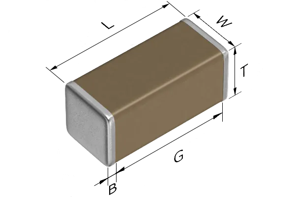 MLCC capacitor C1808X471K302T